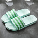 White Stripes Bathroom Slippers 2090Green