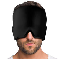 Ice Headache Relief Gel Eye Mask Black