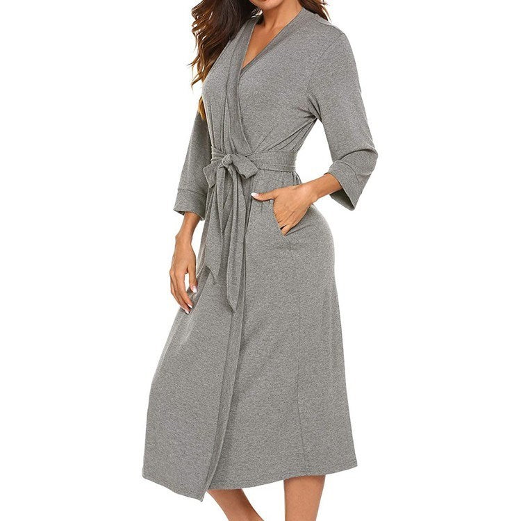 Stylish And Comfortable Silk Bathrobe For Women