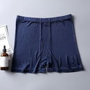 Mulberry Silk Men's Silk Underwear Dark Blue