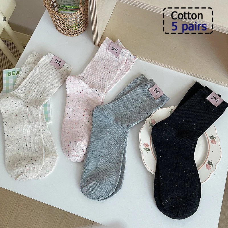 3/5/8/10 Pairs of Sports Socks 5 Pair Color 1003 EU 38-44