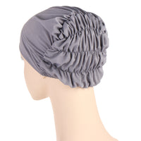 New Multicolor Back Elastic Hat Grey