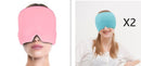 Ice Headache Relief Gel Eye Mask 1Pink2Sky blue