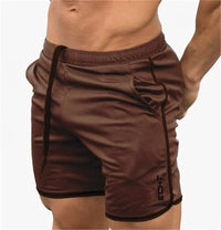 Men Fitness Shorts Coffee L