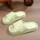 Thick Platform Slippers Green 36-37