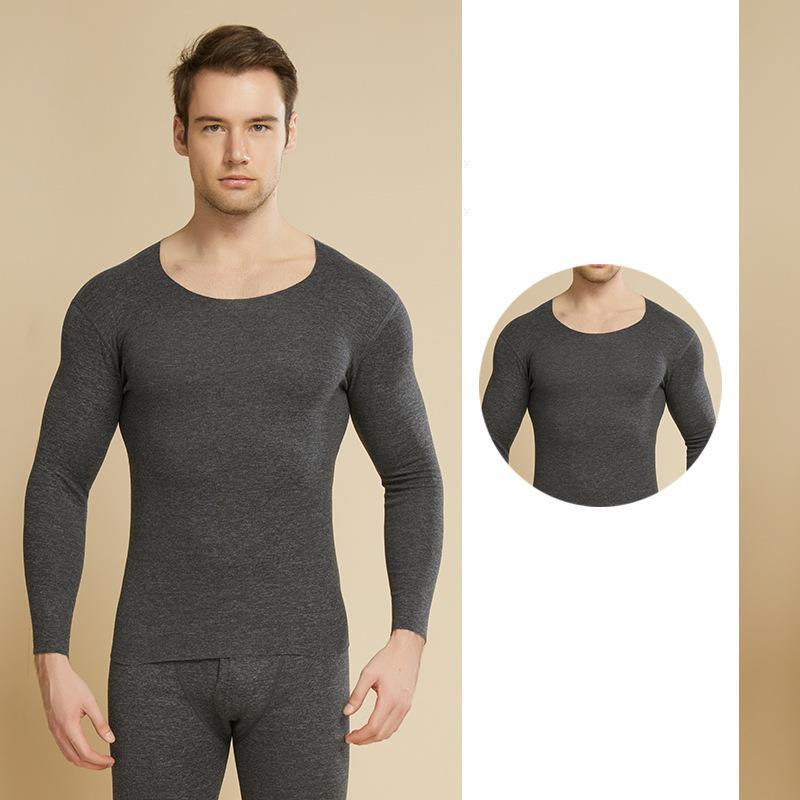 Cashmere Thermal Underwear Suit Mens dark grey