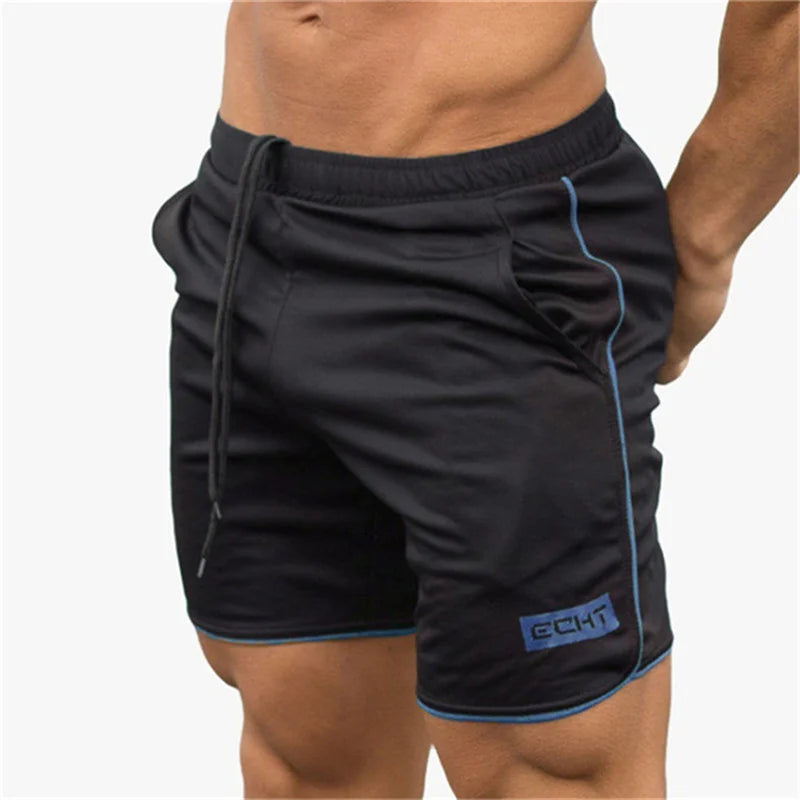 Men Fitness Shorts Black green XXL