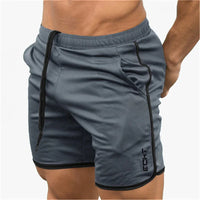 Men Fitness Shorts Gray M