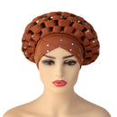 Muslim Adjustable Space Layer African Hat Brown Free size