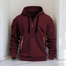 New Shoulder Drop Hoodie Burgundy XXXL