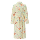 Women Flannel Robe Sleepwear Floral Print as shown picture3 S