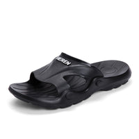 Indoor bathroom slippers for men Black