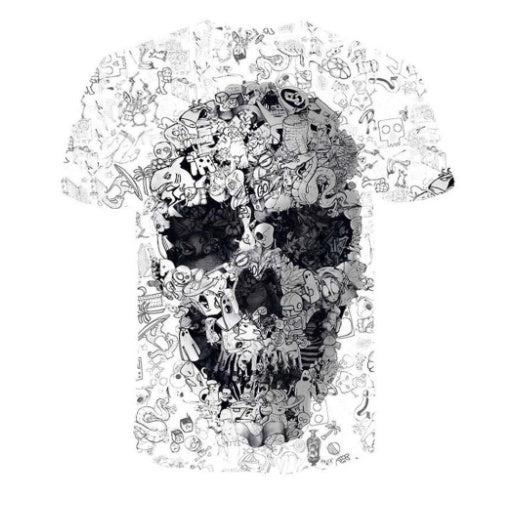 Men's Summer Easter Round Neck 3D Print T-Shirt