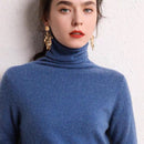 Turtleneck Cashmere Sweater Pure Cashmere Haze blue