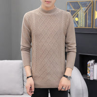 Men's cashmere padded sweater Khaki