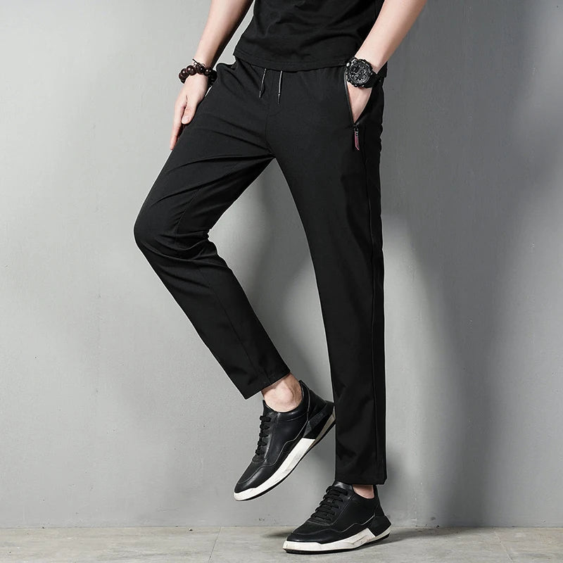 men's casual pants slim fit