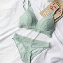 Lace underwear women Green