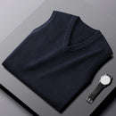 Fashion Cashmere Vest Men's Sleeveless Sweater