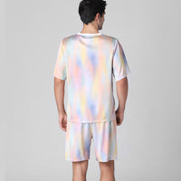 Casual summer men's ice silk pajamas