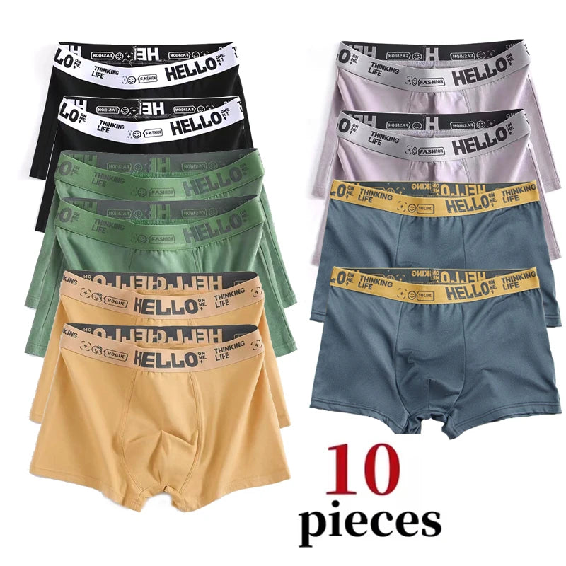 10Pcs Men's Underwear