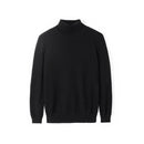 Turtleneck Sweater Multicolour Fine Wool Sweater Black