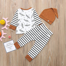 Cotton feather children's clothing 3 piece set