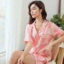 Ice silk satin pajamas