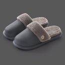 Home non-slip thick warm and comfortable EVA waterproof cotton slippers Grey