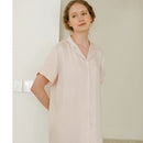 Pocket multi-color satin nightdress