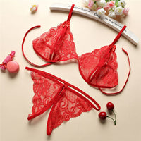 Three-point lingerie Red