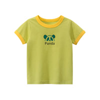 Girls' Short-sleeved T-shirt Children's Clothing Green