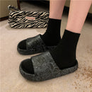 Thick - Soled With Non - Slip Bath Slippers Black 2