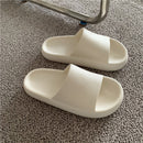 Thick - Soled With Non - Slip Bath Slippers White