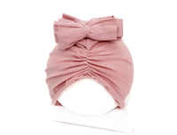 Cute and Soft Turban Headwrap For Little Girls 35 to 48 Pink