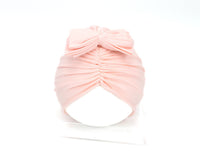 Cute and Soft Turban Headwrap For Little Girls 35 to 48 Nude