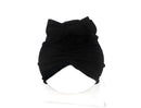 Cute and Soft Turban Headwrap For Little Girls 35 to 48 Black