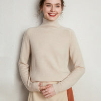 Merino Wool+Cashmere Sweater Light rice