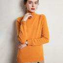 Merino Wool+Cashmere Sweater Orange yellow