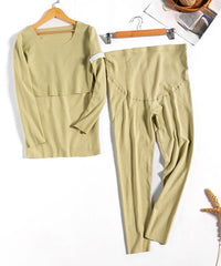 Nursing Pyjamas Set For Women Green