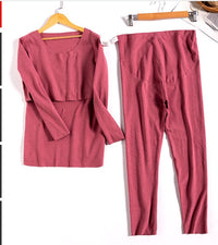 Nursing Pyjamas Set For Women Red