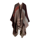 Elegant Large Plaid Cashmere Scarf 8