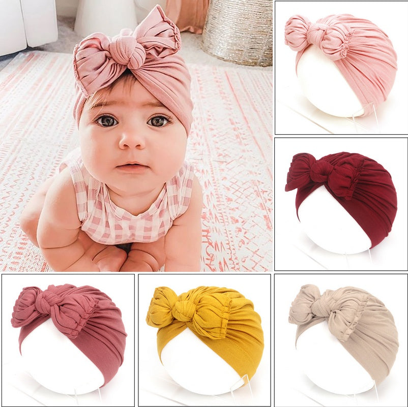 Cute and Soft Turban Headwrap For Little Girls