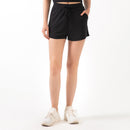 Lace Wide Loose Shorts Casual Yoga Shorts Black