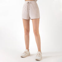 Lace Wide Loose Shorts Casual Yoga Shorts White