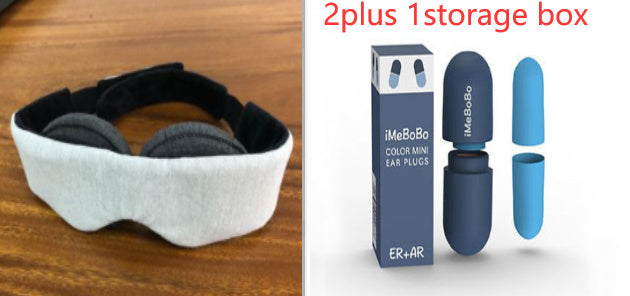 Adjustable 3D eye mask Grey outline set