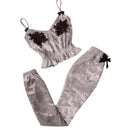 Women Lingerie Pyjamas Grey