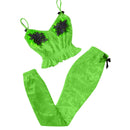 Women Lingerie Pyjamas Green