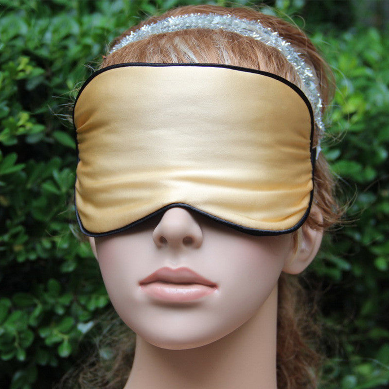 Silk Eye Mask Silk Eye Mask Champagne