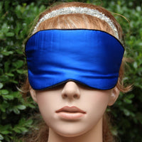 Silk Eye Mask Silk Eye Mask Royal blue