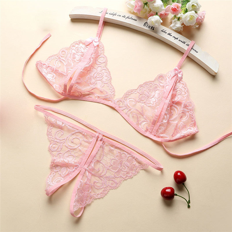 Three-point lingerie Pink